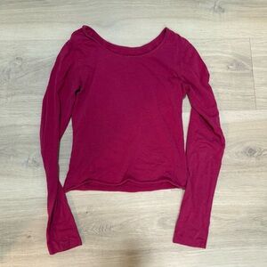 Y2k hot Pink fitted shirt